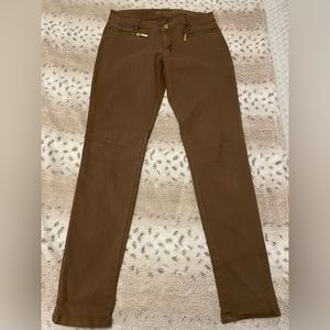 Michael Kors Olive green size 4 skinny jeans